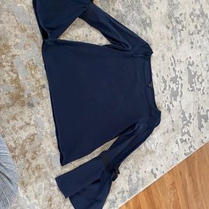Banana republic navy tie top
